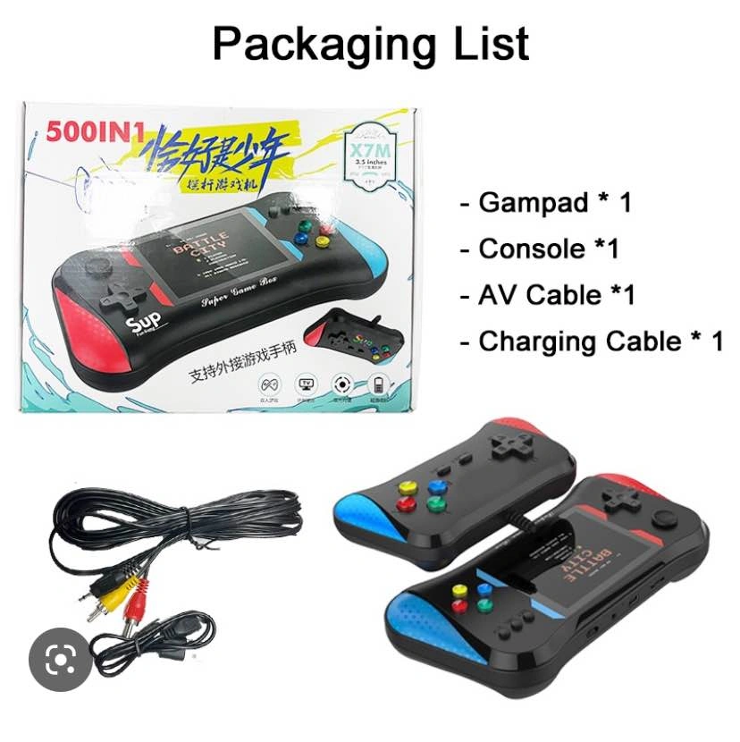Brand new Super Game Box 500 in 1 Dual Player Console - photo 2