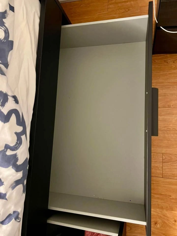BRIMNES Full bed frame + storage headboard - photo 2