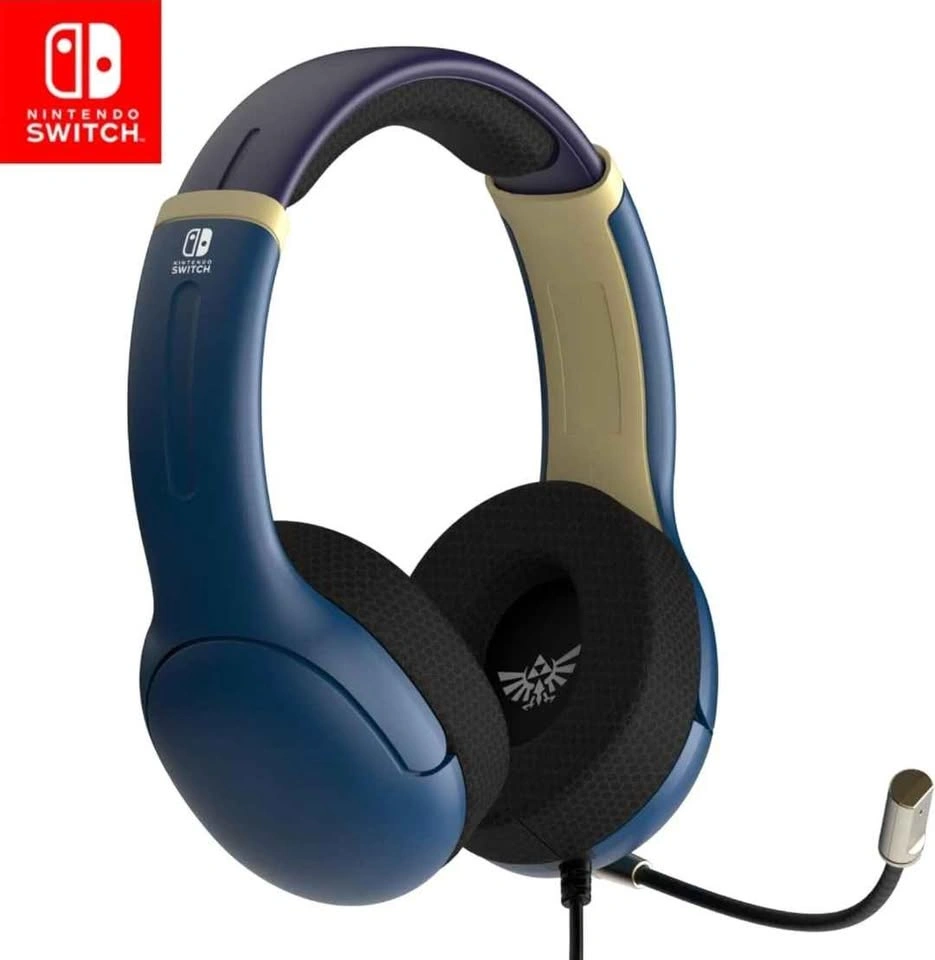 PDP AirLite Wired Stereo Gaming Headset Zelda Hyrule Blue - photo 2