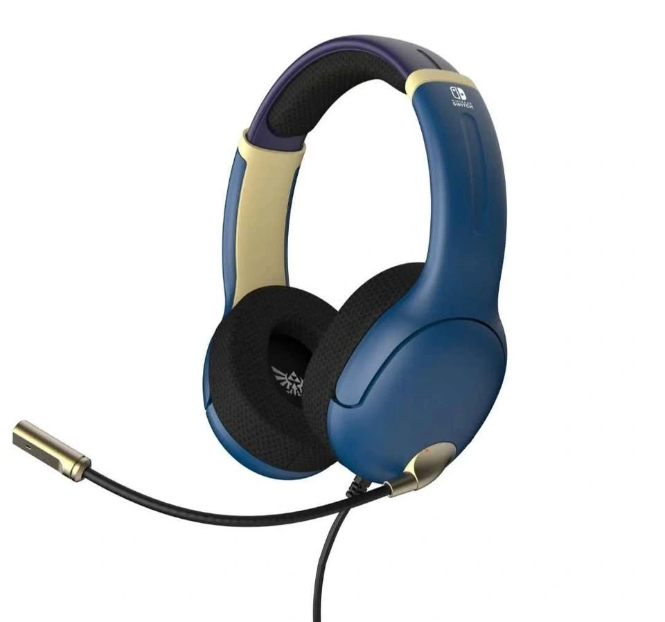 PDP AirLite Wired Stereo Gaming Headset Zelda Hyrule Blue - photo 4