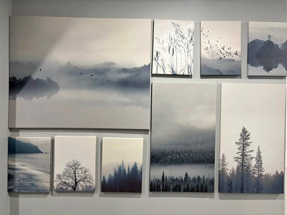 9-Piece Neutral Landscape Canvas Gallery Wall Set