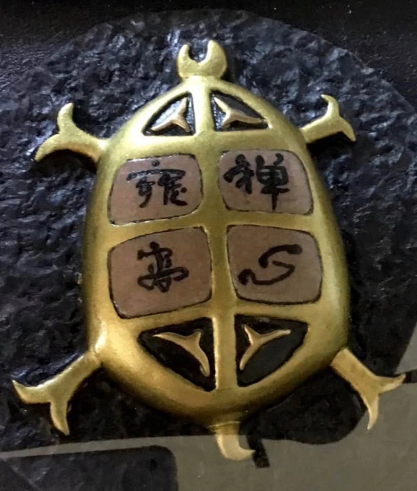 Turtle art FIMO clay, Chinese LUCKY SYMBOLS, COLLECTIBLE framed - photo 2