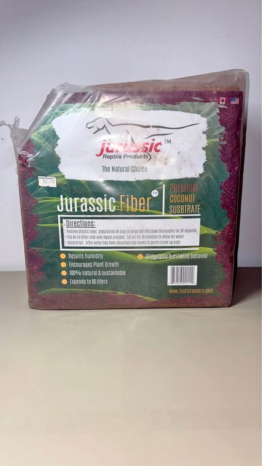 COCONUT bedding, Substrate, 100% natural, for burrowing