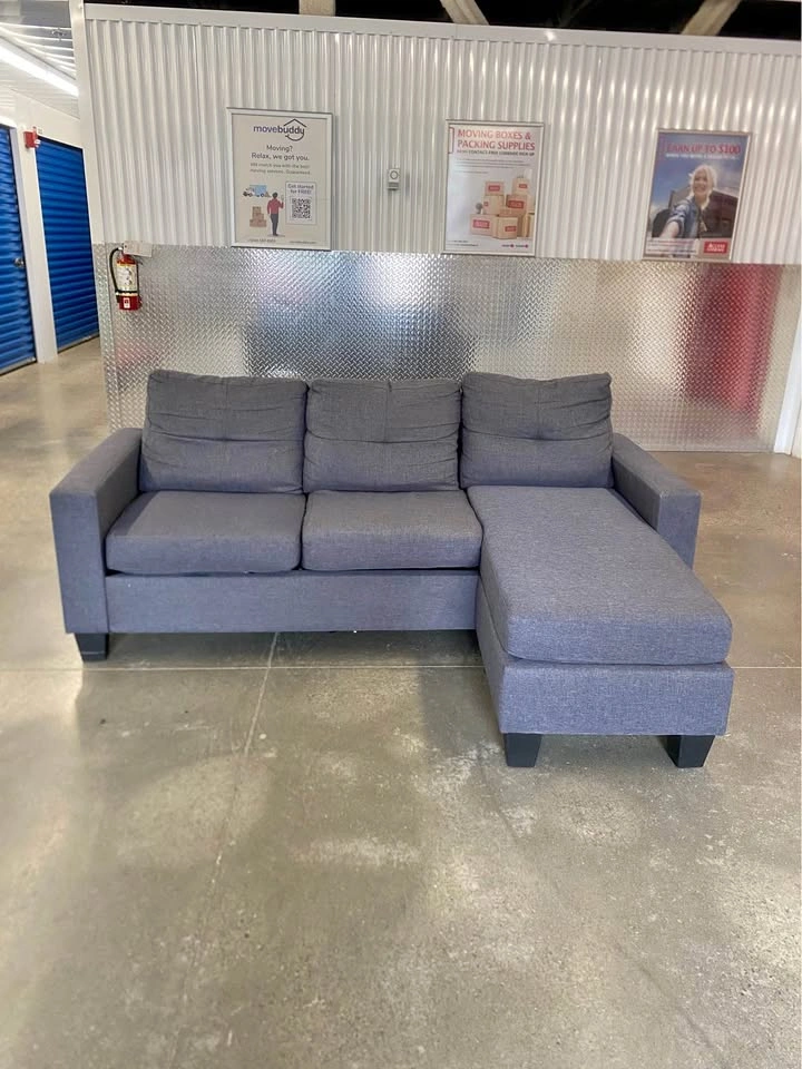 (Free Delivery) Reversible Sectional Sofa Couch