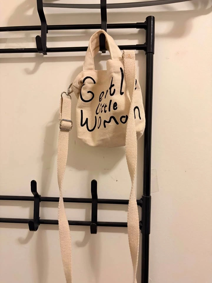 Gentle Little Woman Micro Canvas Bag