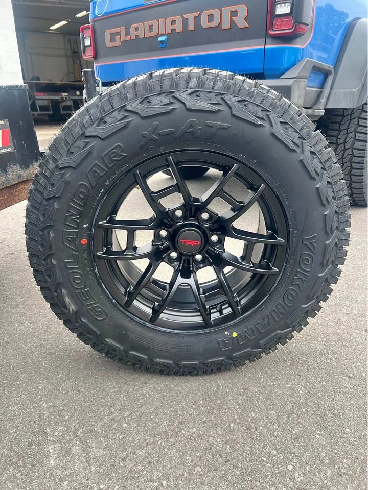LT265/70R17 Yokohama Geolander X-AT on Toyota TRD Wheels
