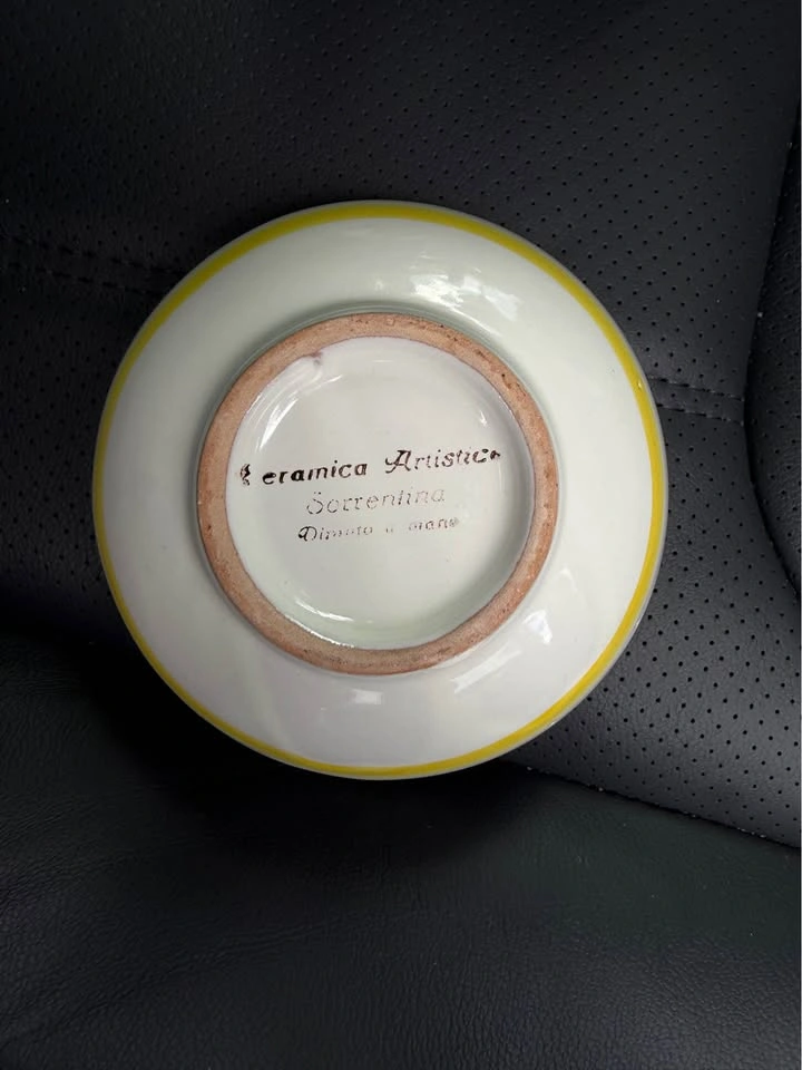 Authentic Hand-Painted Italian Ceramic Bowl from Sorrentina - photo 2