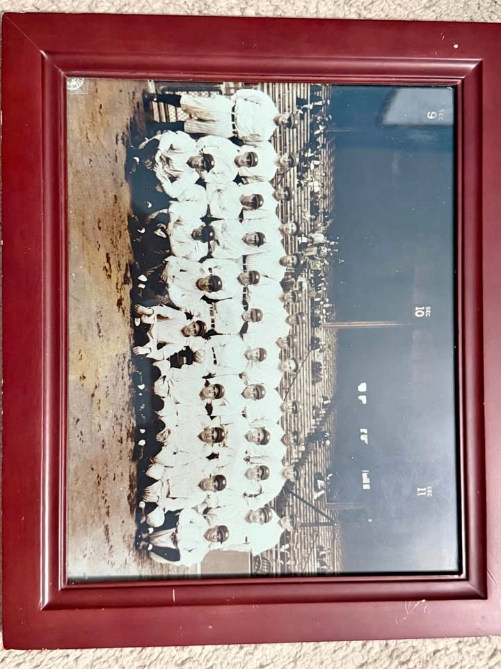 Vintage 8x10 Framed 1927 NY Yankees Team Photo