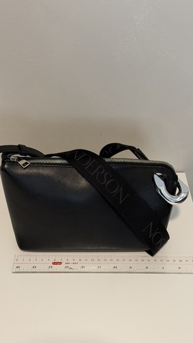 JW Anderson Black Leather Corner Bag - photo 2
