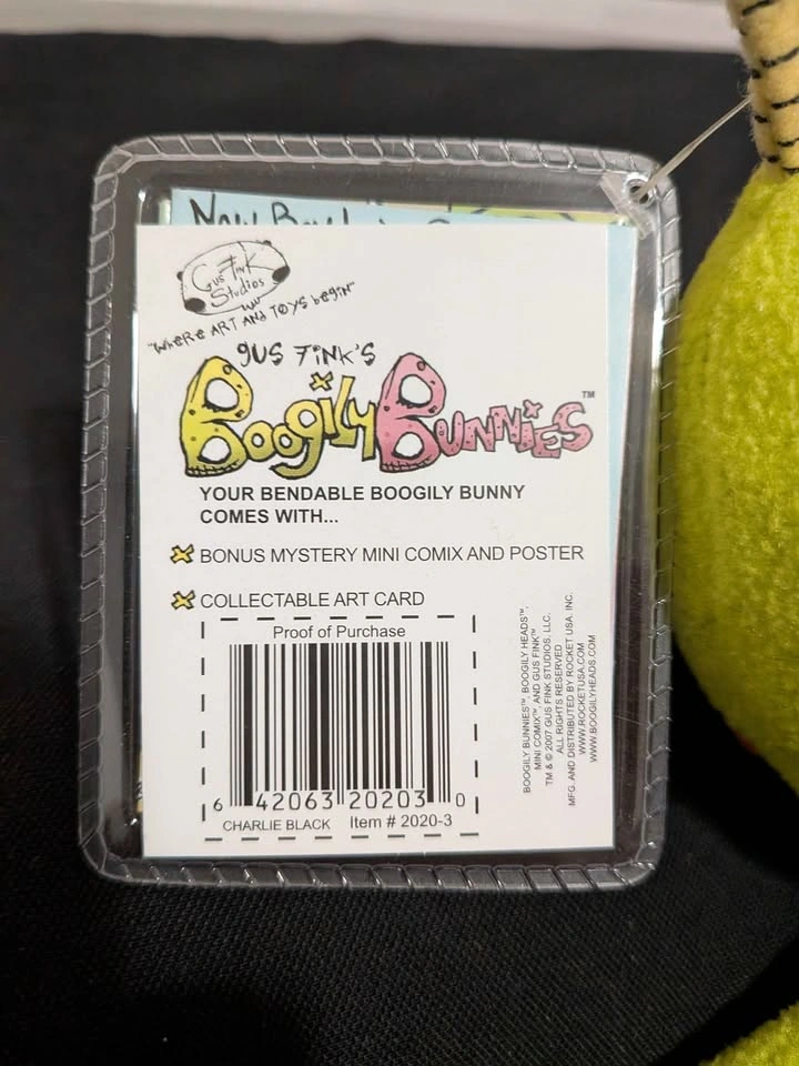 BoogilyBunnies "Charlie Black" Plushie - photo 4