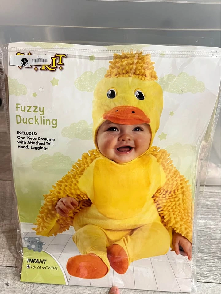 Used Halloween Costumes: Demonic Beast, Duckling, Cape - photo 3