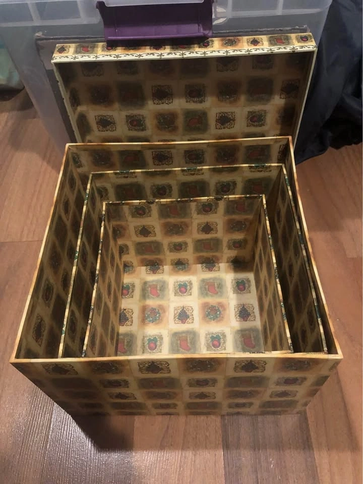 Christmas Nesting Gift Boxes - Set of 3 - photo 2