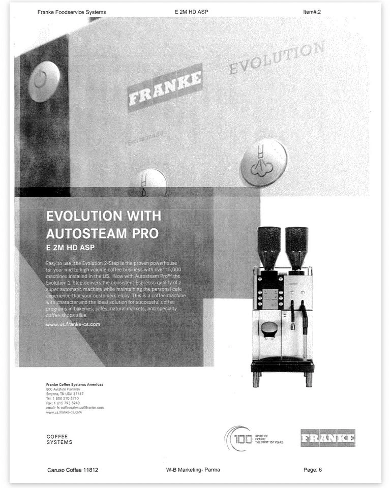 Franke Evolution Espresso Machine – Sep 21 Auction | Toronto - photo 5