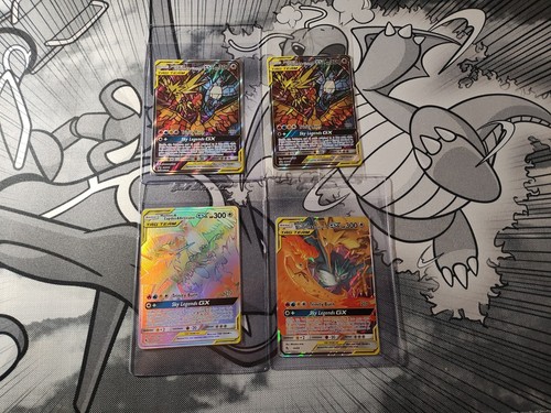 The Legendary Birds Moltres & Zapdos & Articuno GX Card Bundle