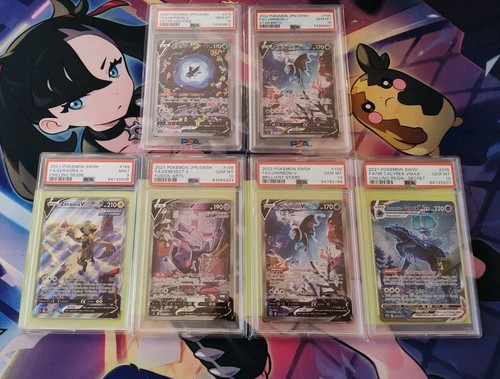 Calyrex, Zeraora, Genesect, Lumineon 6 Graded Pokémon PSA Bundle