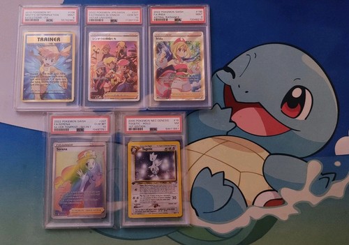 5 Graded Pokémon PSA Bundle: Serena, Irida, Misty, and more