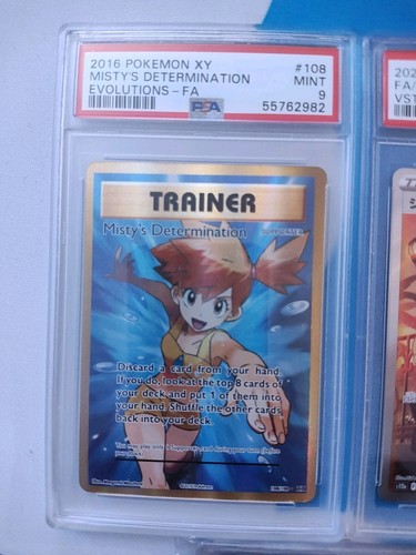 5 Graded Pokémon PSA Bundle: Serena, Irida, Misty, and more - photo 5