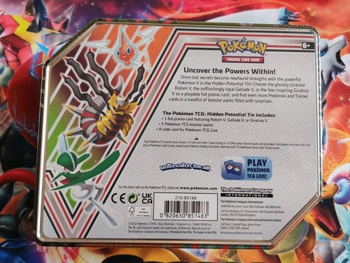 Pokemon TCG Hidden Potential Sealed 3 Tin Bundle - photo 2