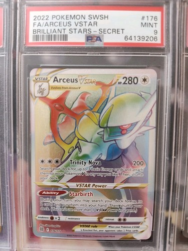 5 Graded Pokémon PSA/CGC Bundle: Altaria, Rillaboom, Arceus - photo 5