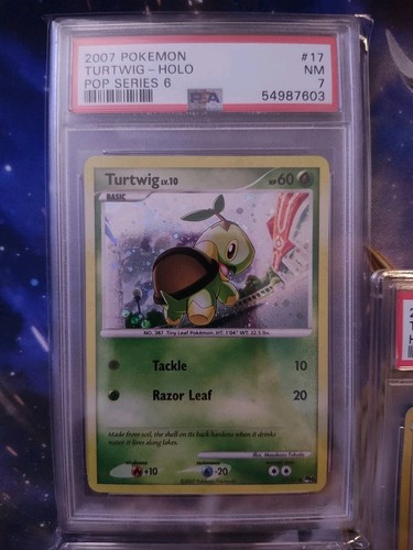 5 Graded Pokémon PSA Bundle: Turtwig, Rowlet, Vulpix, Pichu - photo 2