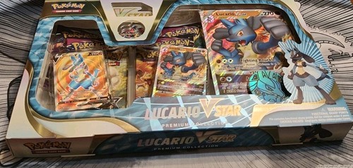2x Pokemon TCG Lucario VSTAR Premium Collection Boxes