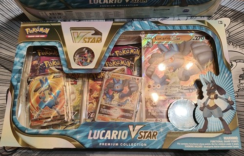 2x Pokemon TCG Lucario VSTAR Premium Collection Boxes - photo 2
