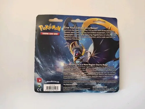 POKEMON TCG SUN & MOON Base BLISTER Pack-TOGEDEMARU Promo - photo 2