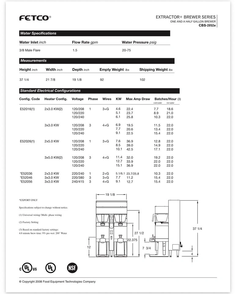 FETCO Commercial Coffee Brewer – Sep 21 Auction | Toronto - photo 5