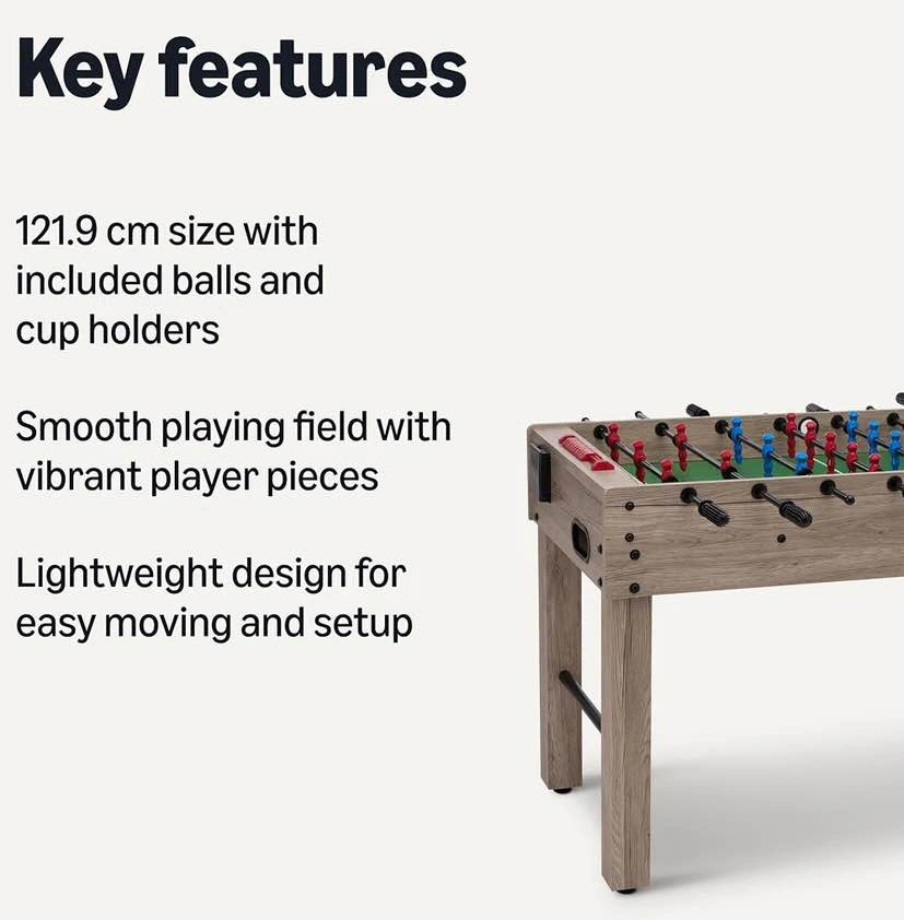 Brand New in Box Amazon Basics 48” Foosball Table - photo 2