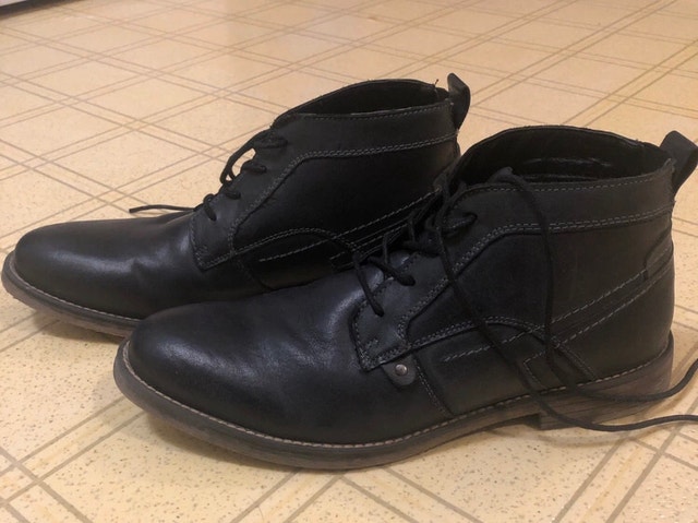 Men’s chukka dress shoes - black