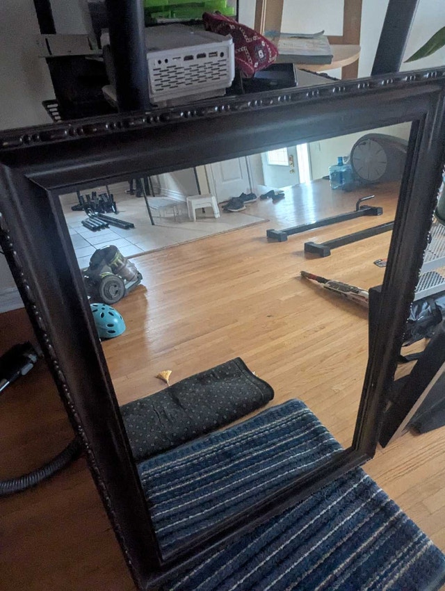 Wooden Frame Mirror