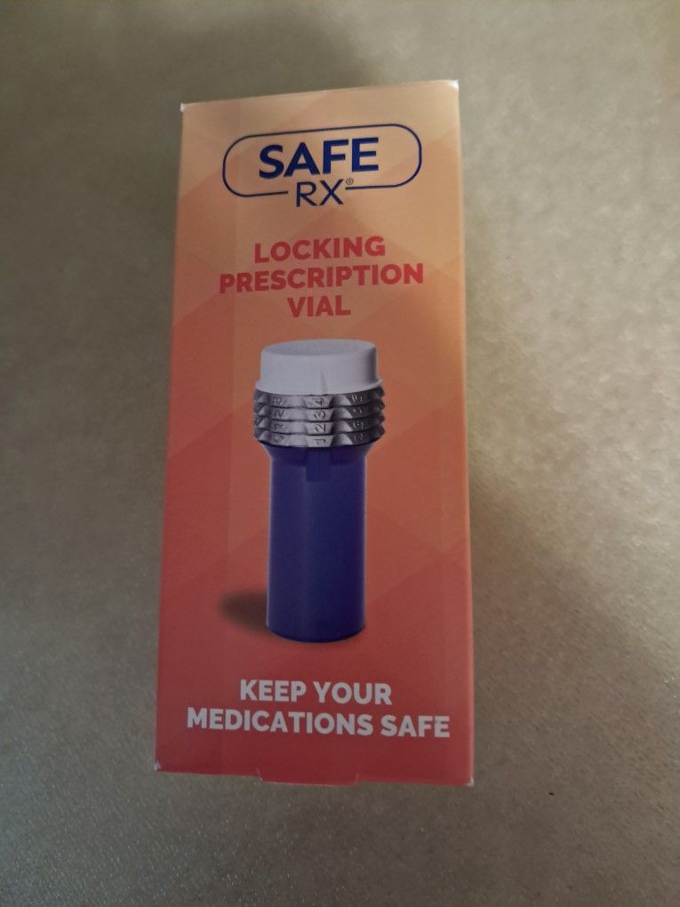 Locking prescription vial