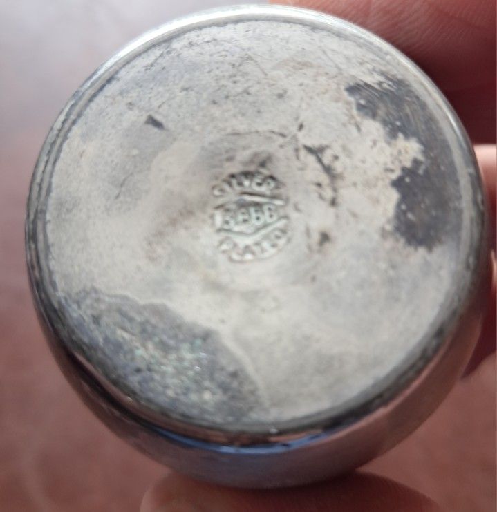 silver Plated vase with handle - photo 2
