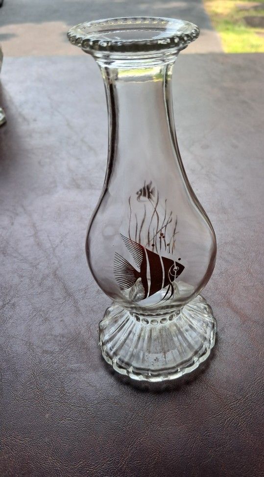 Avon Sea fantasy angel fish collectible vase