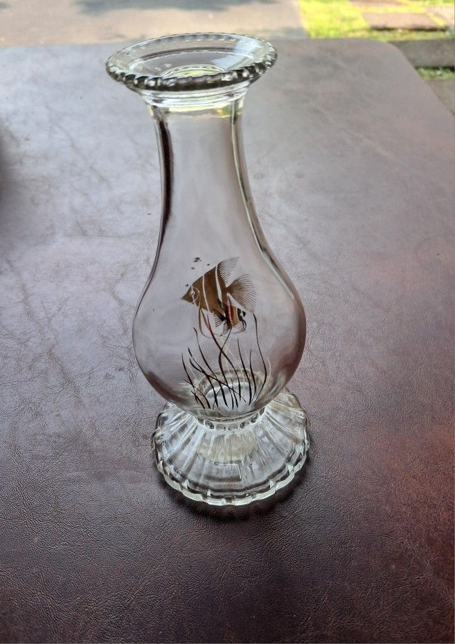Avon Sea fantasy angel fish collectible vase - photo 2