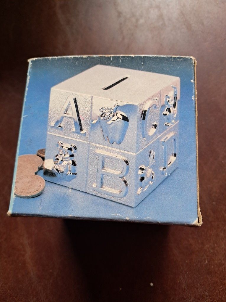 Silver plated block bank