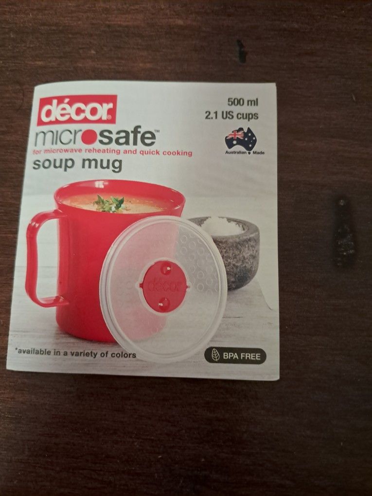Microwave safe soup mug BPA free