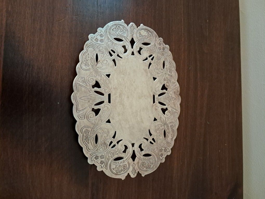 Silver plated trivet