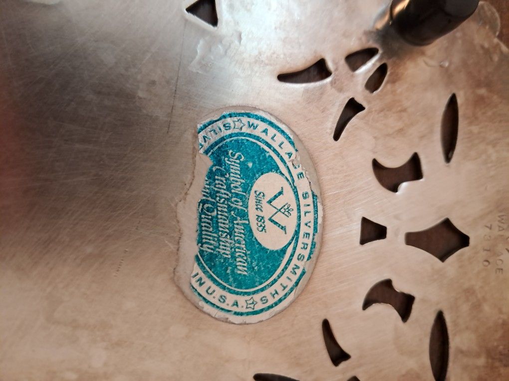 Silver plated trivet - photo 2