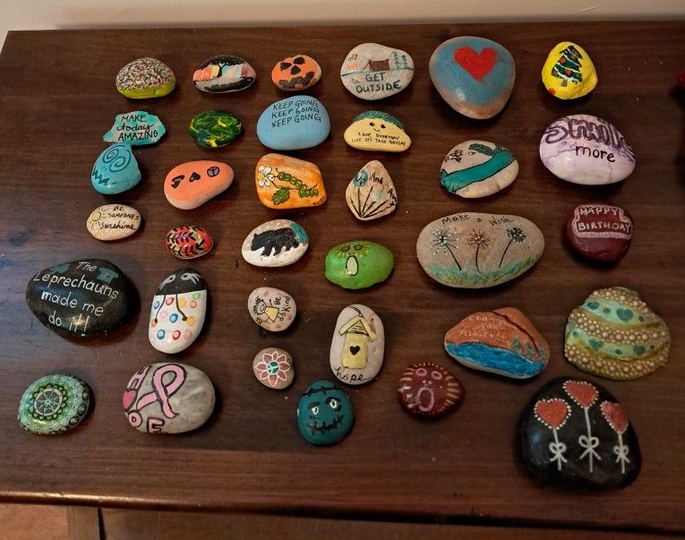 Painted rocks