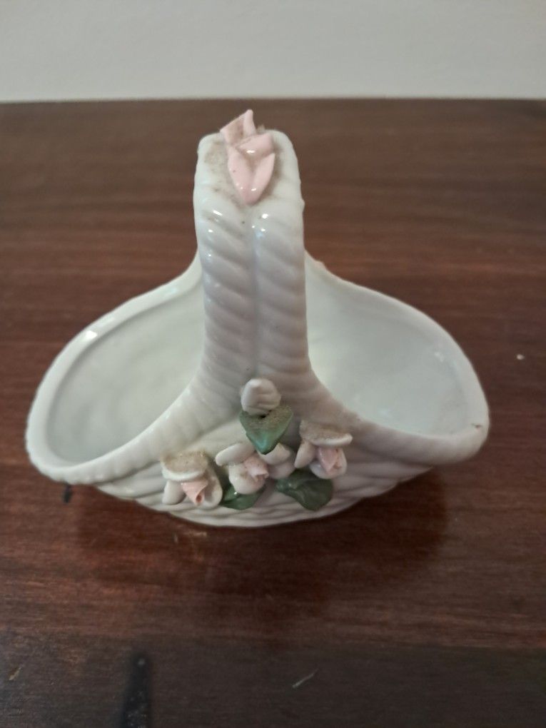 Vintage porcelain trinket baskets - photo 3