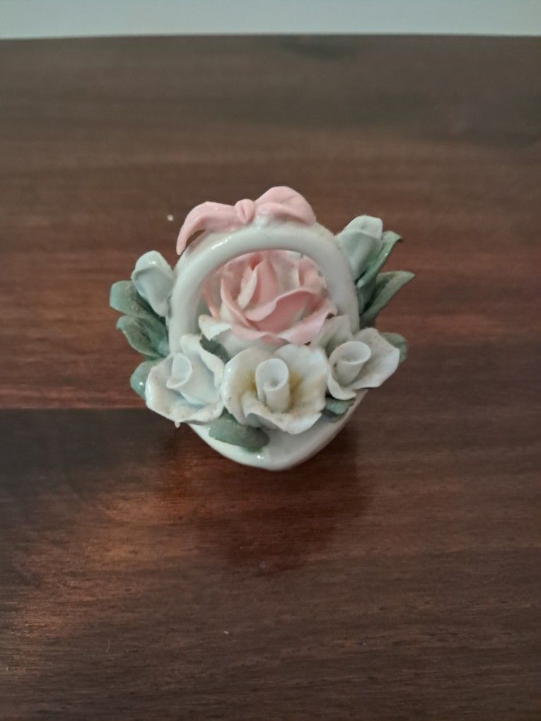 Vintage porcelain trinket baskets - photo 4