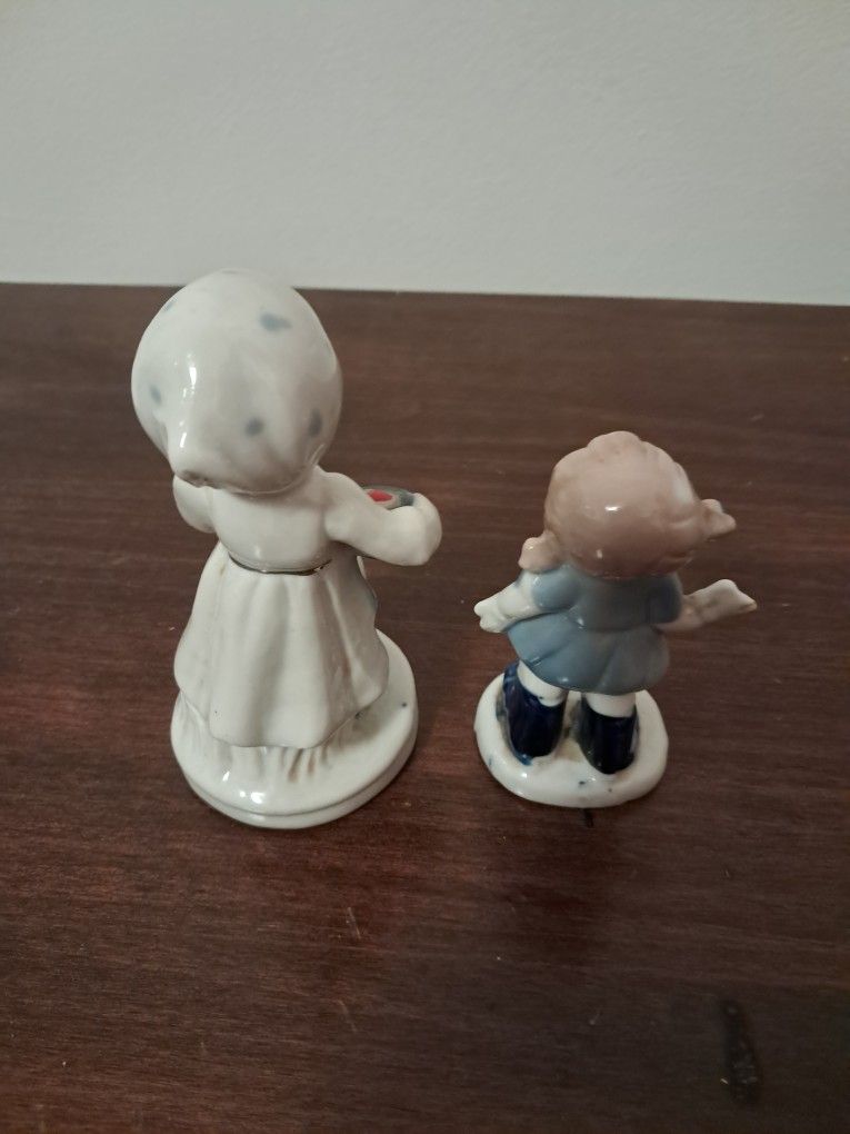 Vintage figurines mid twentieth century ceramic - photo 2