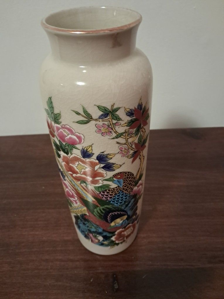 Vietnam twentieth century japanese ivory vase