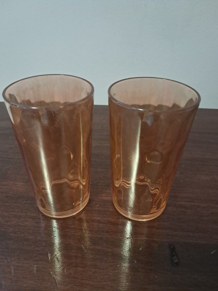 Vintage JEANNETTE GLASS PEACH