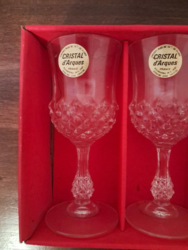 Six crystal glasses inbox - photo 2