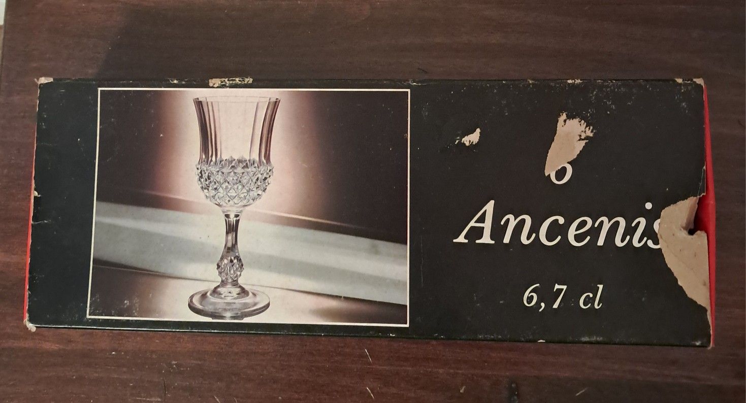 Six crystal glasses inbox - photo 3