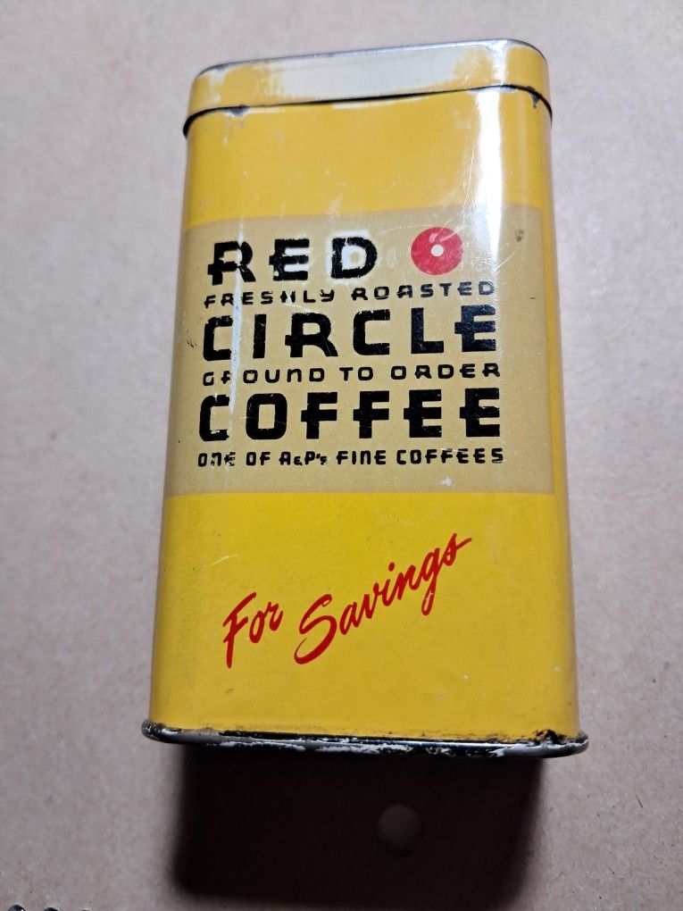 Red circle coffee bank
