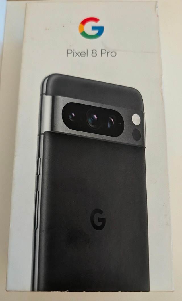 Google Pixel 8 Pro 128GB Obsidian (Unlocked) – Mint + Box & Case