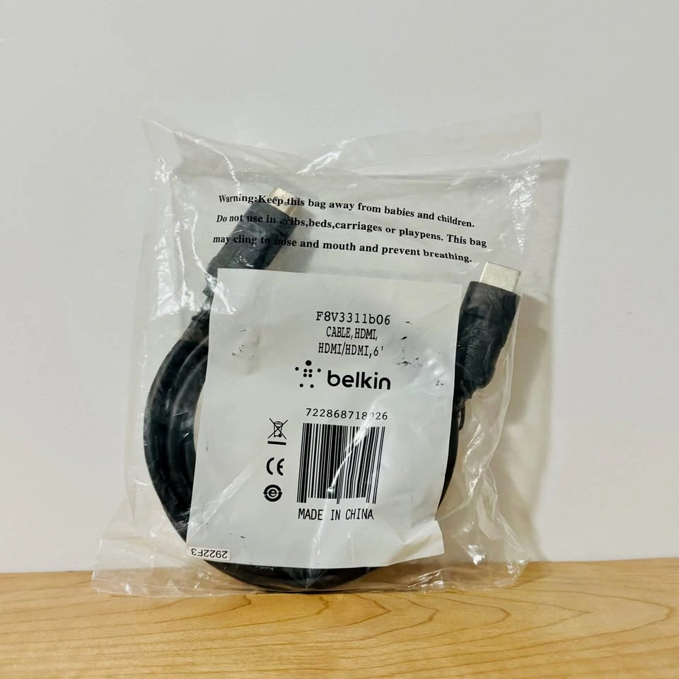 Belkin HDMI Cable 6 Feet - Brand New 🏈